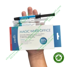 Tẩy trắng tại phòng không cần chiếu đèn Magic White Office 35% Vigodent Brazil