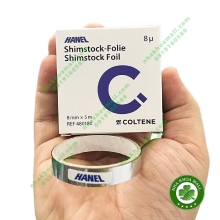 Giấy cắn siêu mỏng cho implant 8U - Shimstock Metal Foil 8 micro - Hanel