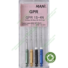 Dụng cụ lấy Gutta GPR Mani điều trị nội nha lại - Vĩ 4 cây