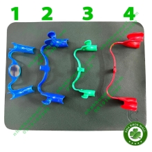 Banh miệng nhựa nhiều màu có chặn lưỡi CHEEK RETRACTORS