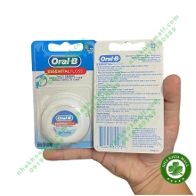 Chỉ nha khoa Oral-B Essential Floss đỏ trắng - HÀNG CHÍNH HÃNG