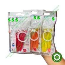 Bàn chải kẽ răng Okamura Asahi hình L - Gói 6 cái