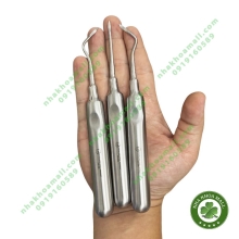 Bộ 3 cây nạy chóp nhổ răng Root Tip Pakistan