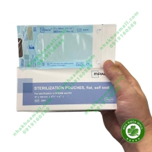 Bao hấp tiệt trùng trâm, mũi khoan 57mm x 100mm MPack