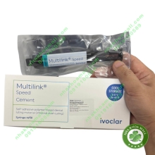 Xi măng gắn răng resin tự dán lưỡng trùng hợp Multilink Speed Ivoclar