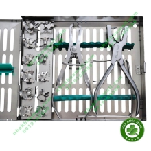 Bộ dụng cụ đặt đê cao su Singapore Elite Rubber Dam Set